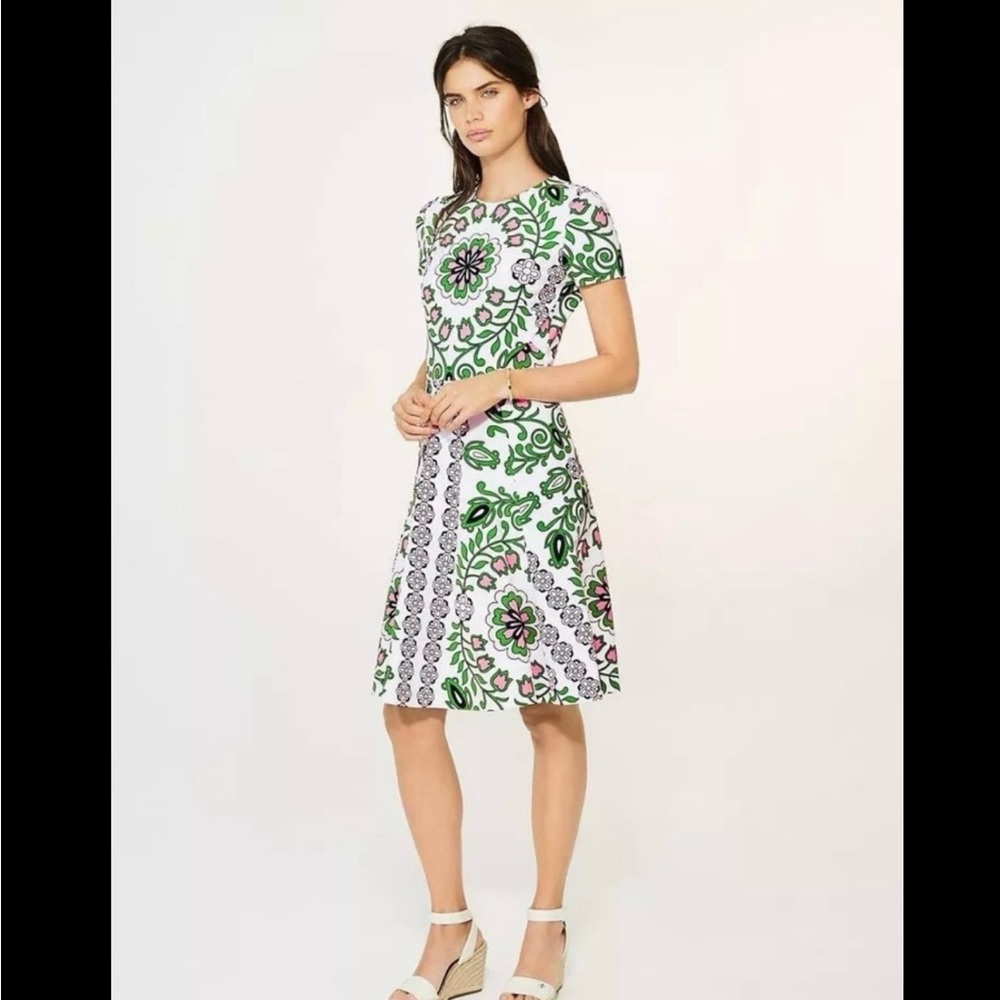 Tory Burch Dress Floral Garden Party Fit & Flare